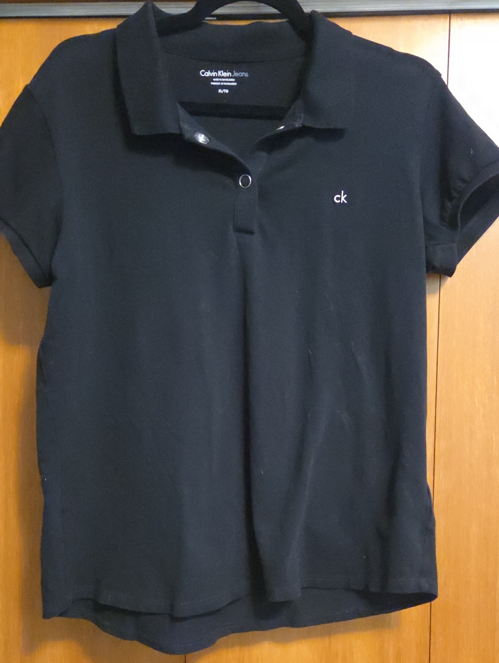 Calvin Klein Jeans Black Kids Polo with ck Logo